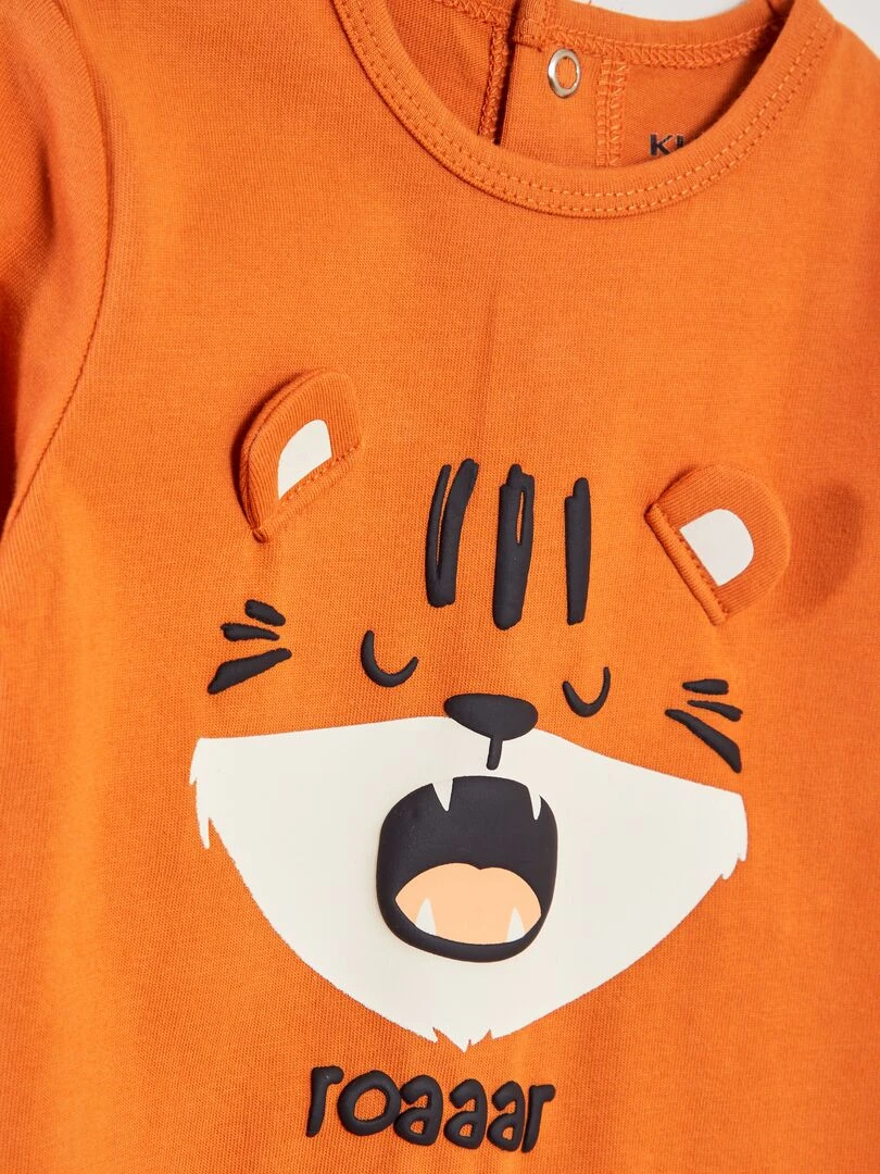 Pyjama dors bien en coton ORANGE