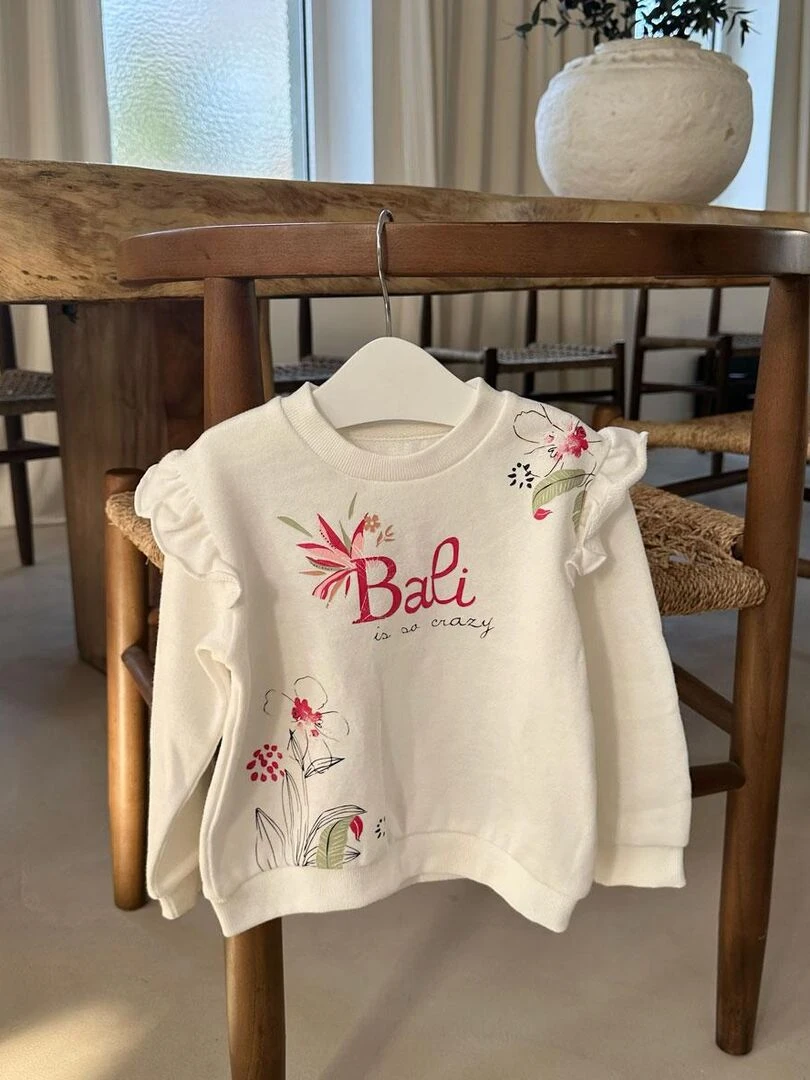 Sweat shirt enfant Olbia   Ecru