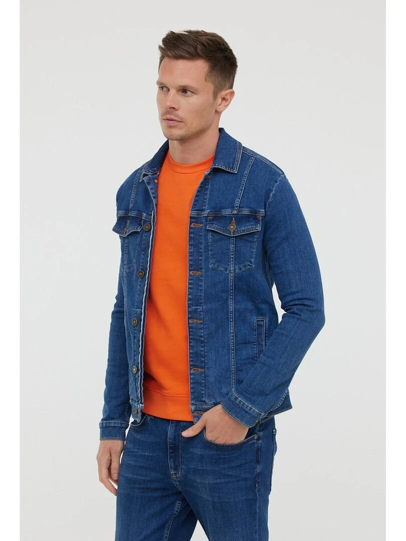 Lee Cooper Veste manches longues coton slim FLIME Bleu