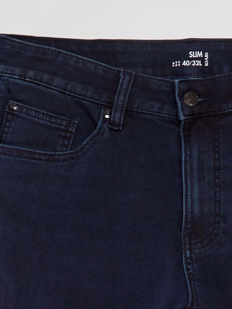 Jean slim stretch   L32   Bleu foncé