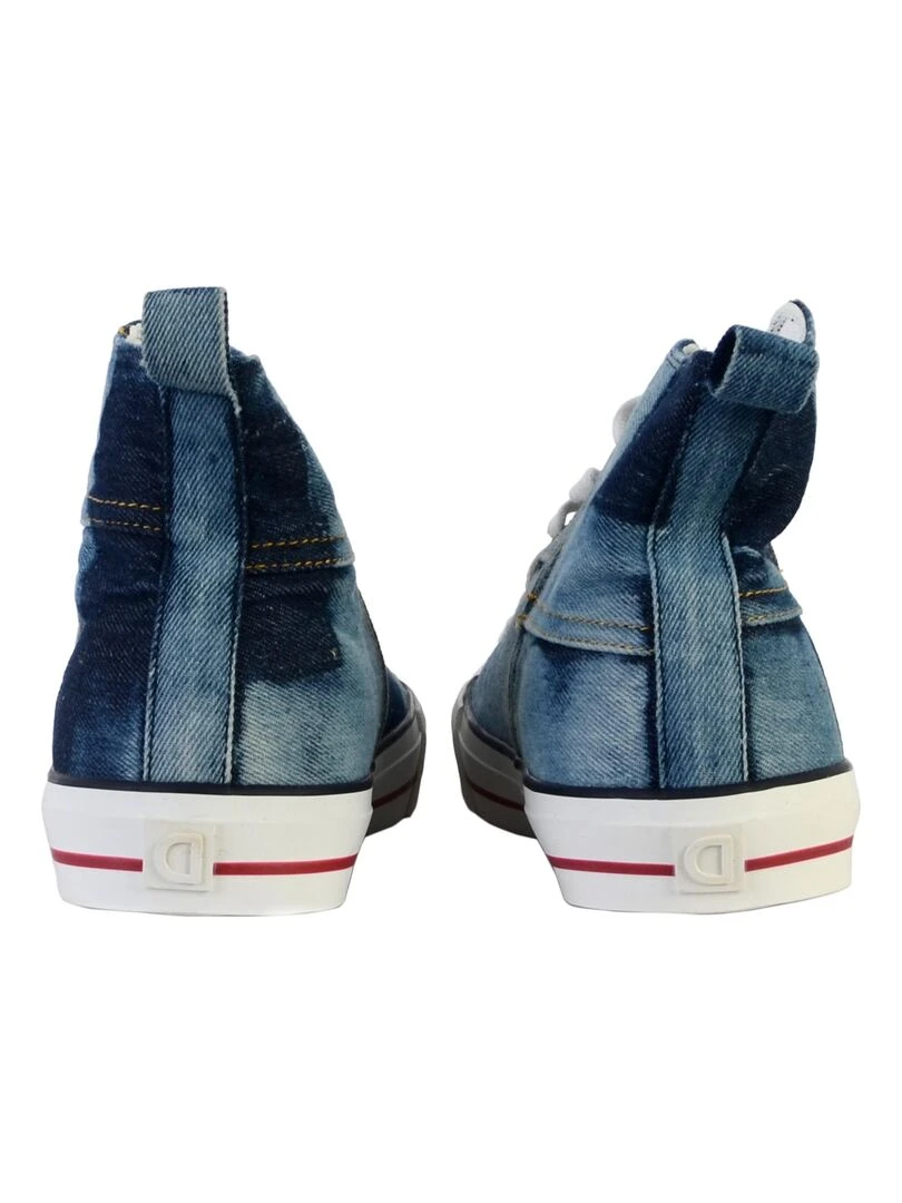 Basket Montante à Lacets Desigual Beta Travel patch   Bleu