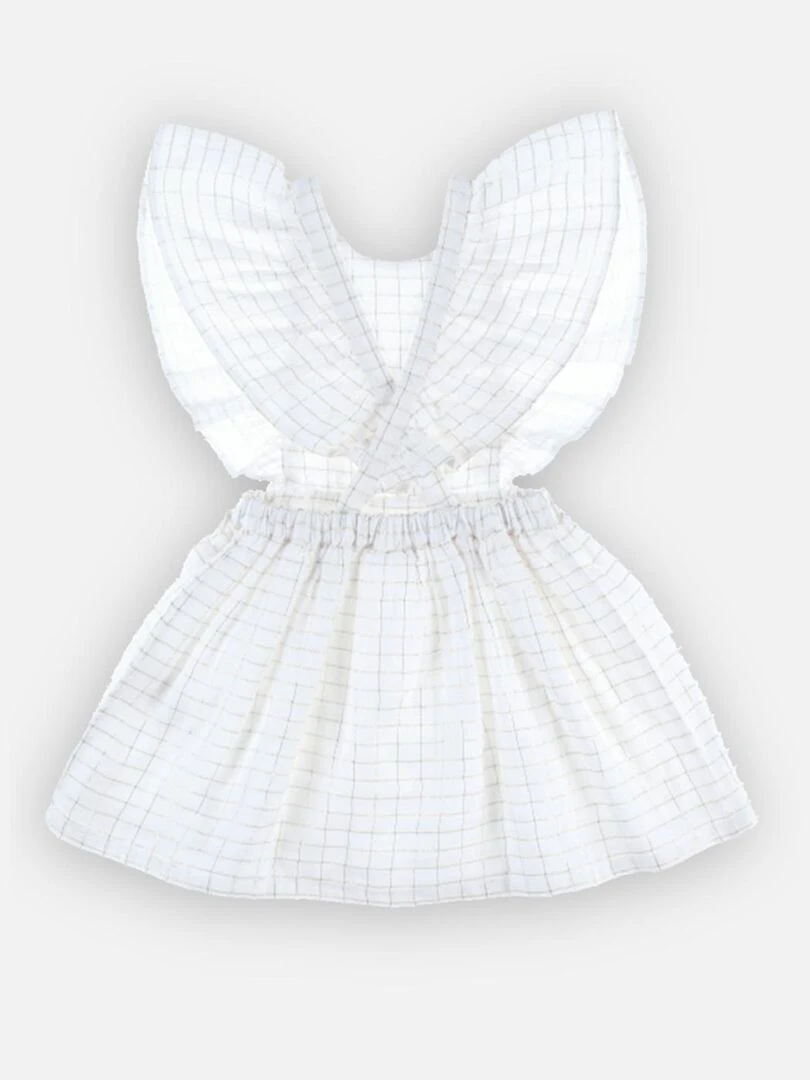 Robe lurex en mousseline    Noukie's   Blanc