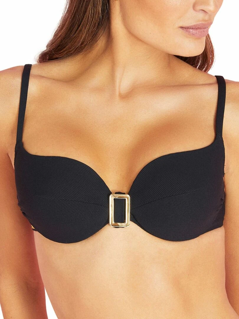 Haut maillot de bain armaturé multipositions Miami Noir