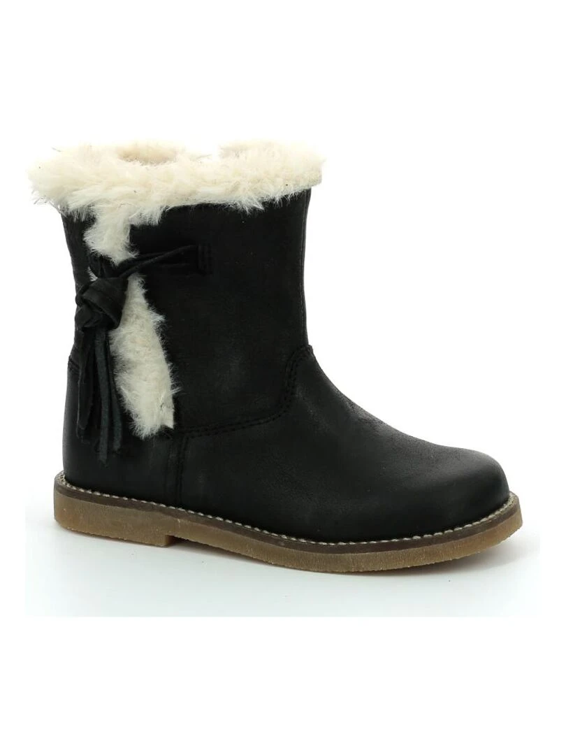 Boots Cuir Sacho Noir