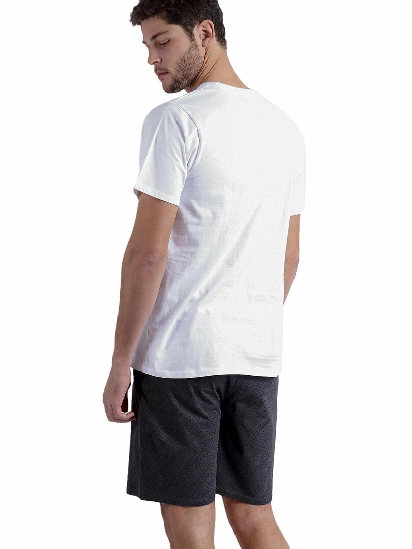 Pyjama short t shirt Stromtrooper Star Wars Blanc