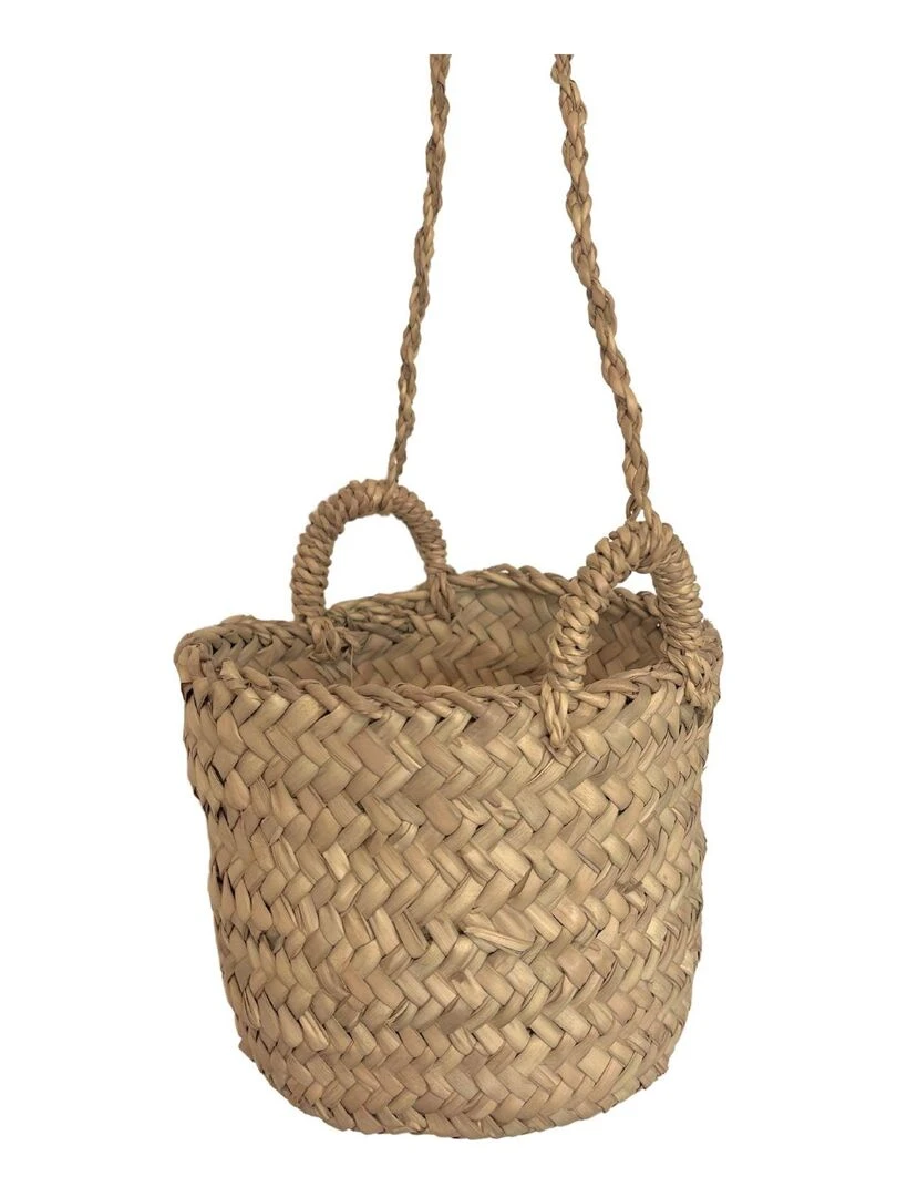 Panier à suspendre Palm Beige clair