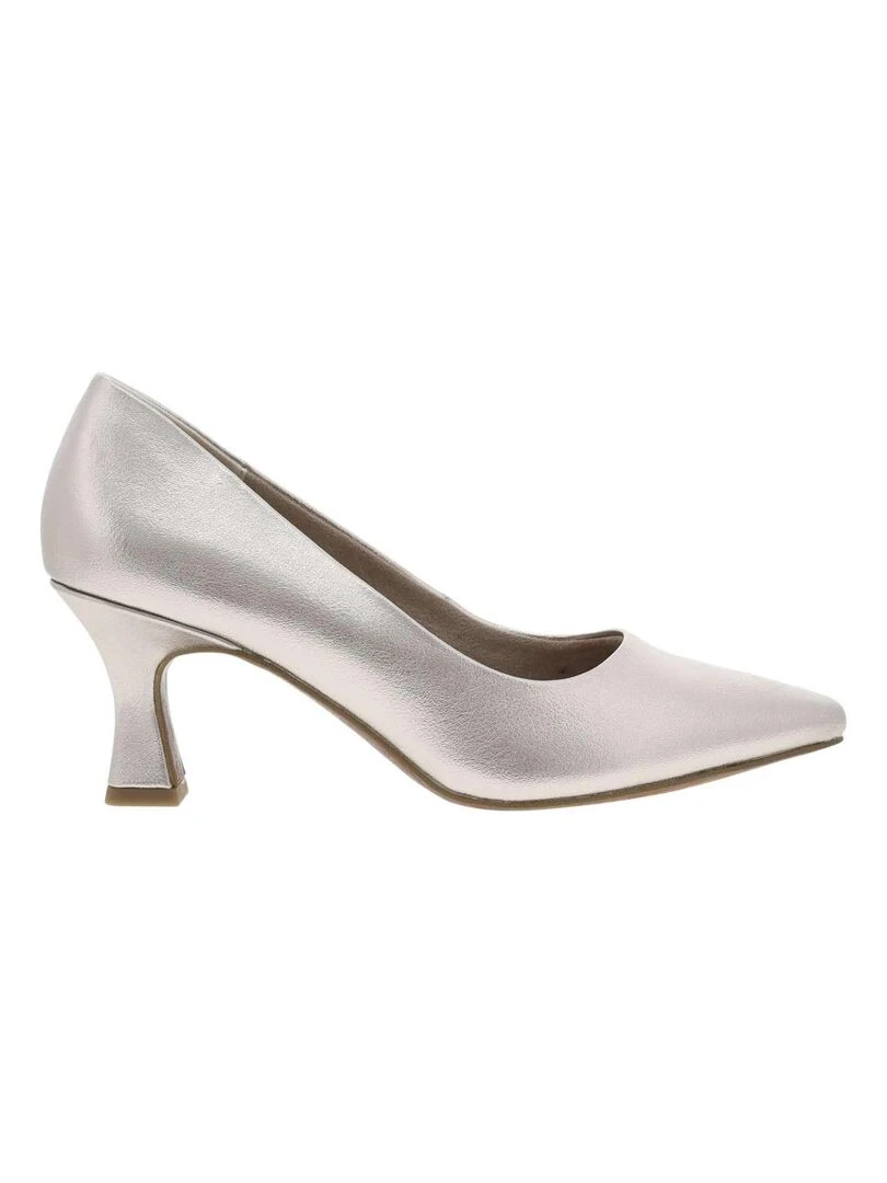 MARCO TOZZI Escarpins talon bobine Gris