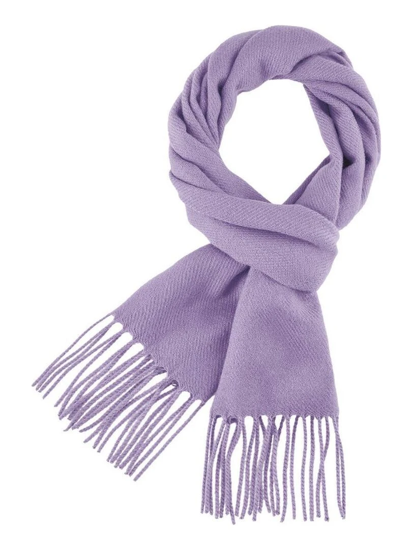 Echarpe Fely   Fabriqué en France   Mauve lilas
