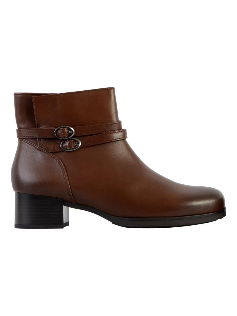 Bottine Cuir Gabor Nappa Roma   Marron