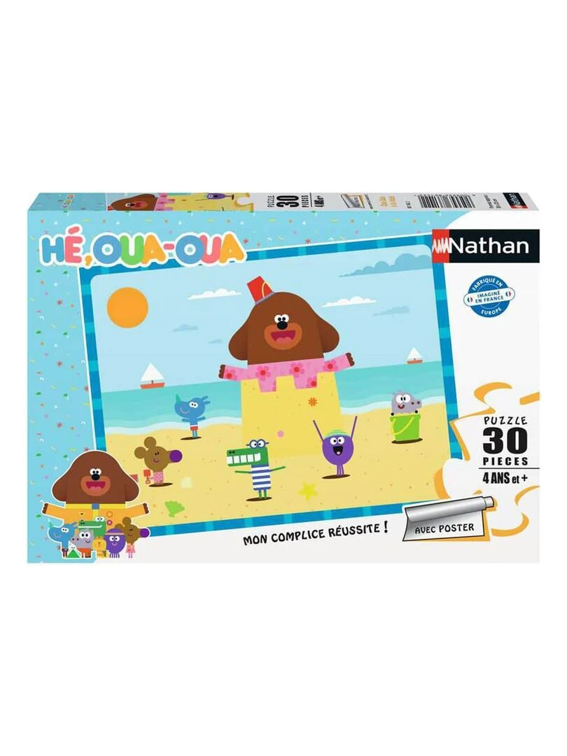 Puzzle 30 pièces : Oua Oua à la plage : Hé Oua Oua N/A