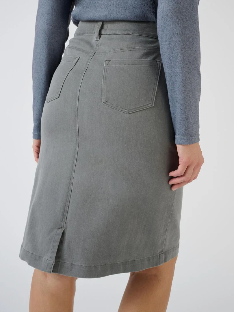 Jupe droite Perfect Fit by Damart   Damart   Gris