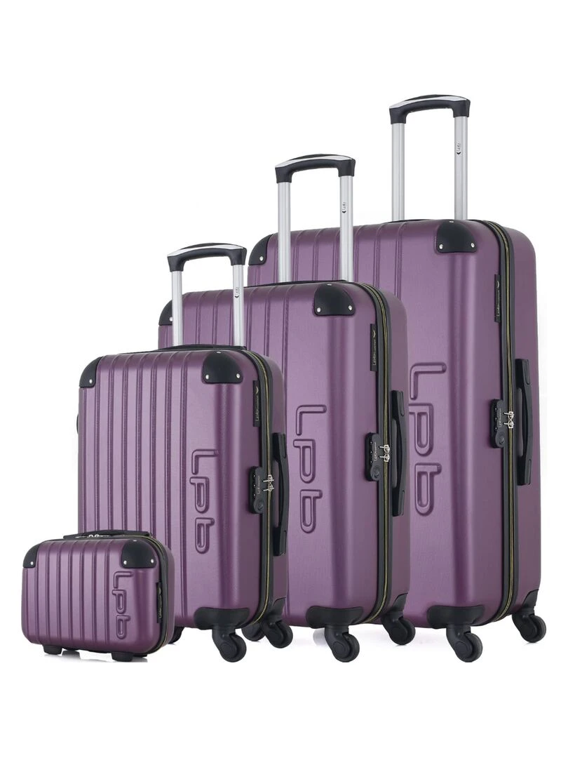 LPB LUGGAGE SET DE 4 HAMBOURG C Violet prune