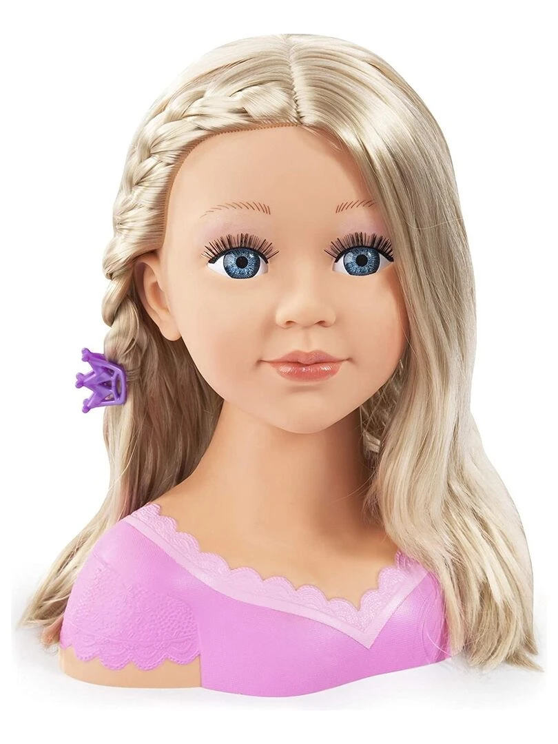 Charlène Super Modèle Tête à Coiffer et Maquiller Cheveux Blond   N/A