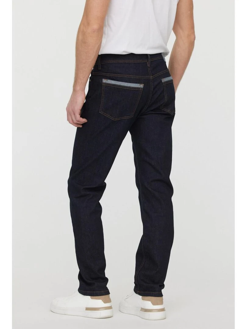 Lee Cooper   Jean coton regular LC118BT   Bleu foncé