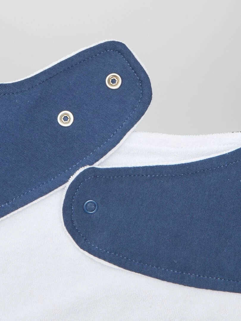 Lot de 3 bavoirs   So Easy   Bleu