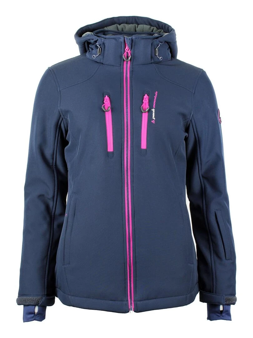 Blouson softshell femme ANADI PEAK MOUNTAIN Bleu marine