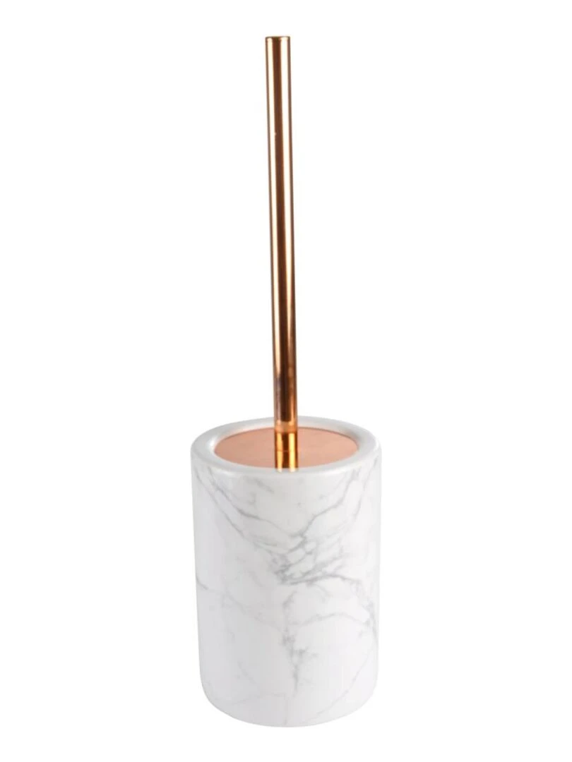 Brosse de toilette marbre Blanc