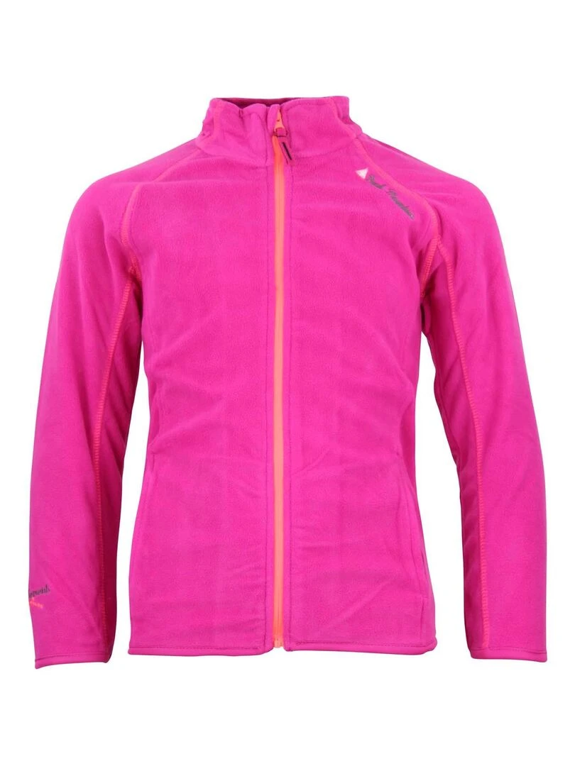 Blouson polaire fille FAFONE PEAK MOUNTAIN Rose fushia