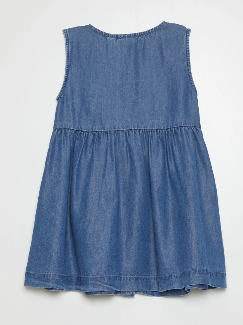 Robe sans manches Bleu