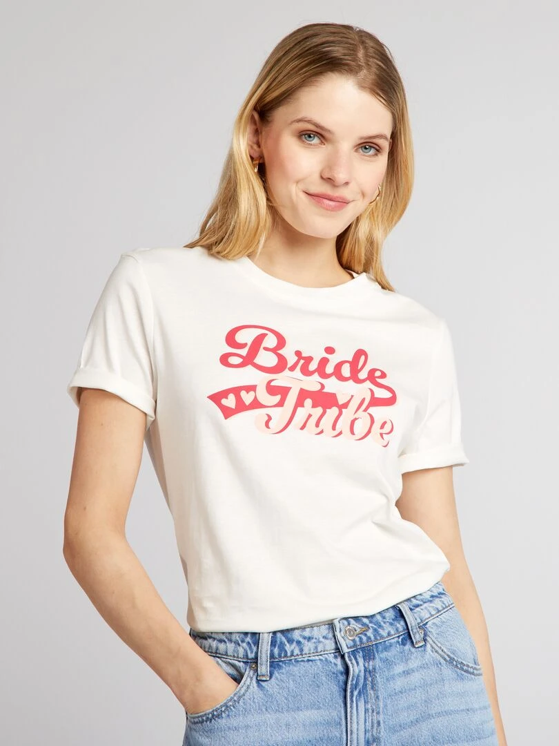 Tee shirt spécial EVJF Bride tribe