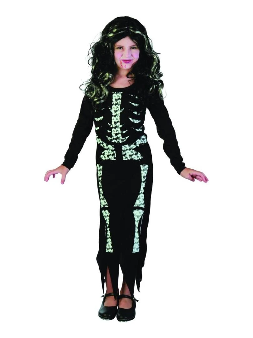 Déguisement Squelette Halloween enfant Noir Noir
