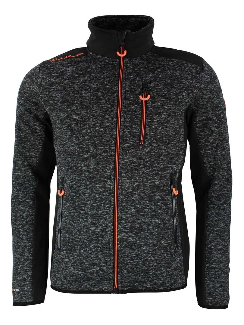 Blouson polaire homme CEVIRA PEAK MOUNTAIN Noir Noir