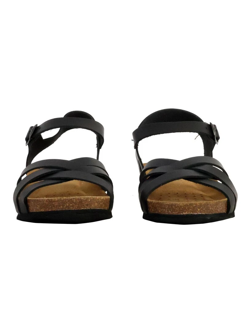 Sandales Cuir Geox Sthellae   Noir