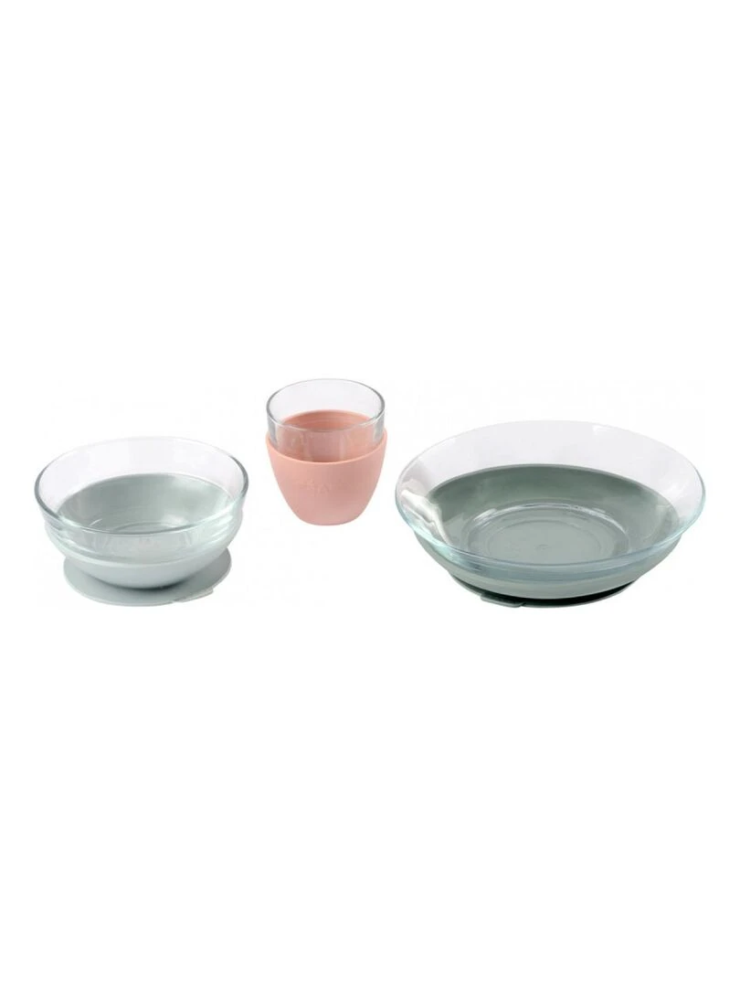 Coffret repas verre Eucalyptus Multicolore