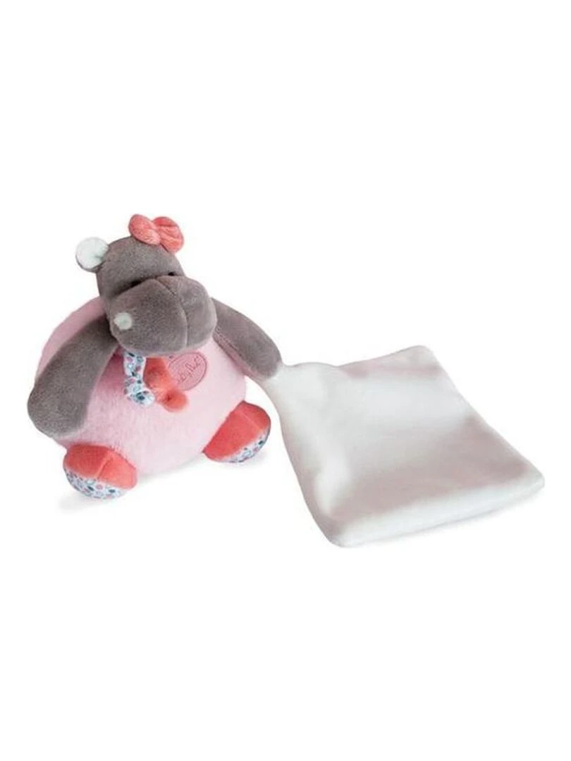 Doudou Babynat Hippopotame Rose Pantin Zoé Rose