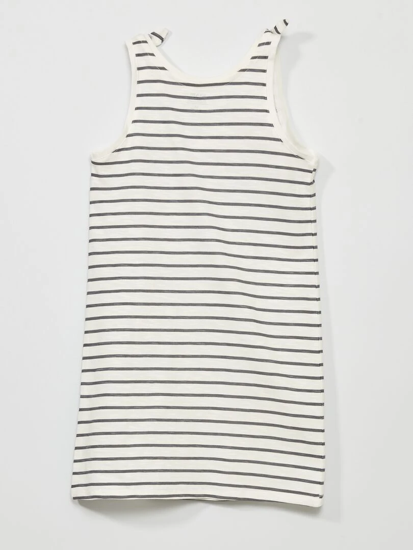 Robe t shirt 'licorne'   Noir et blanc