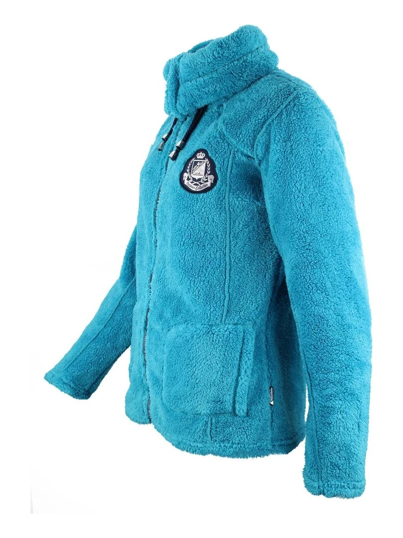 Blouson polaire femme ASANA   Bleu turquoise