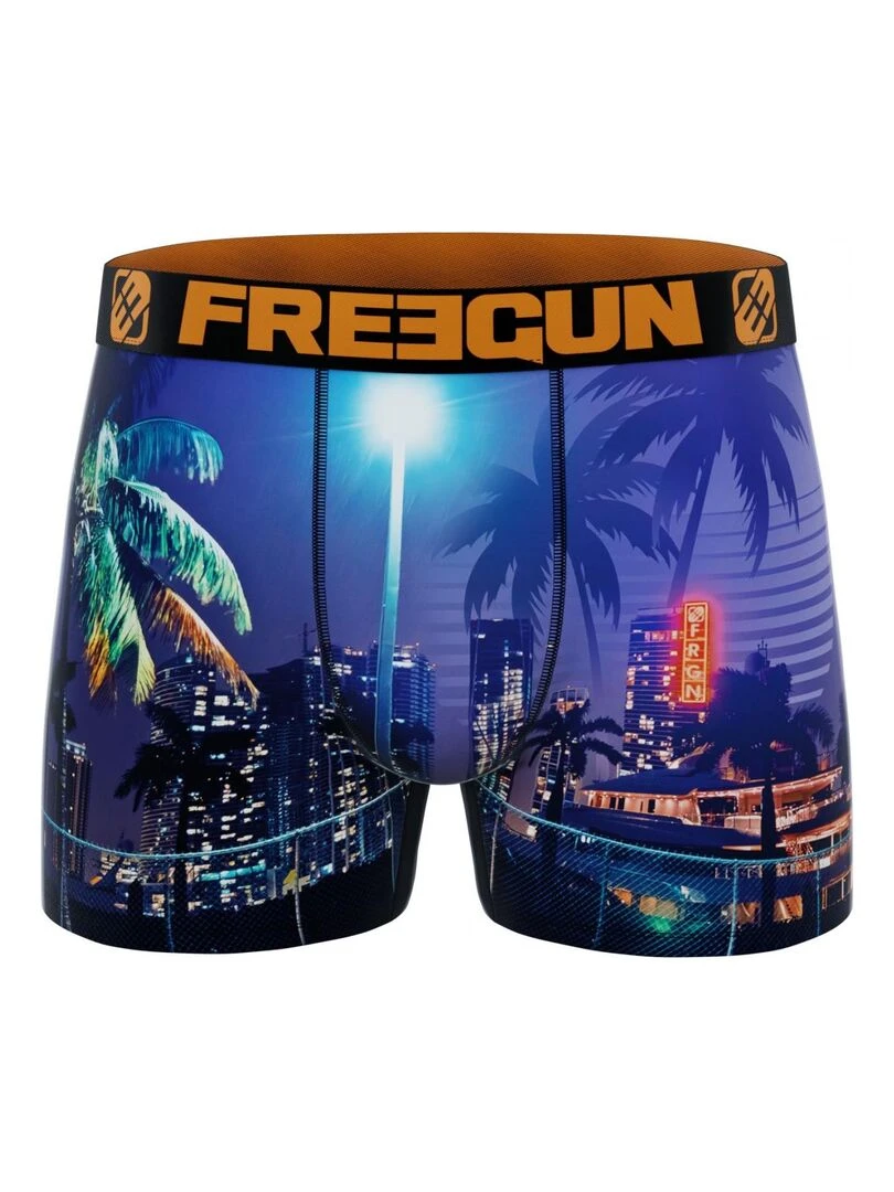 Lot de 3 boxers garçon Summer Vibes Freegun   Noir
