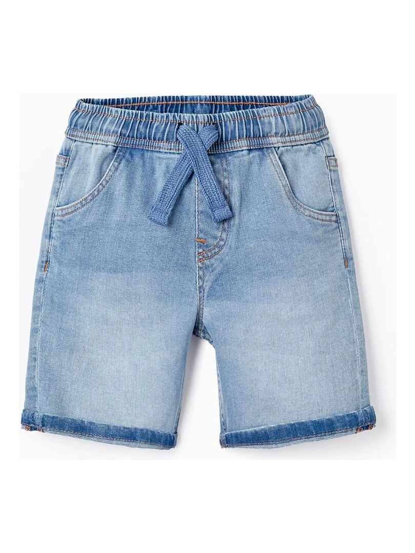 Short en Jean en Coton pour Garçon 'Midi' EXPLORING AUSTRALIA Bleu clair