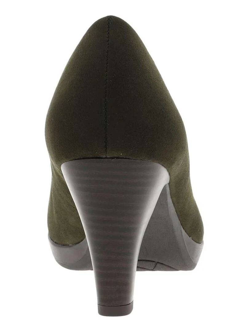 MARCO TOZZI   Escarpins talon bottier   Vert olive