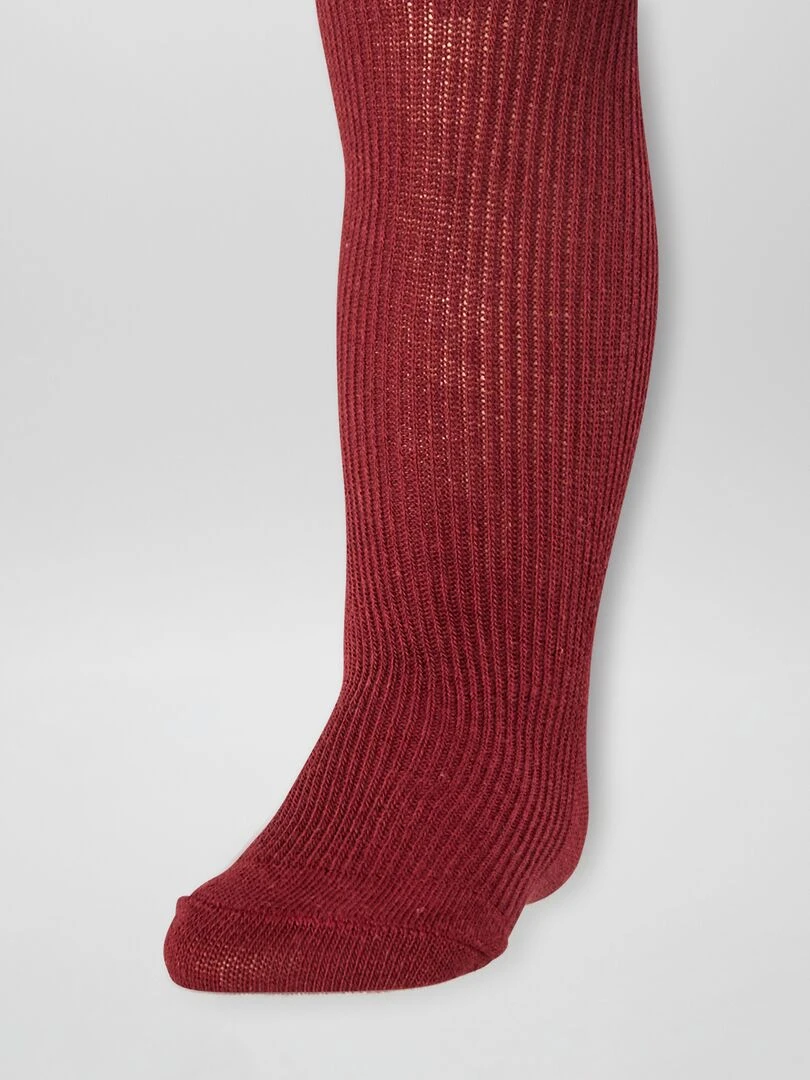 Lot de 2 collants chauds   Rouge