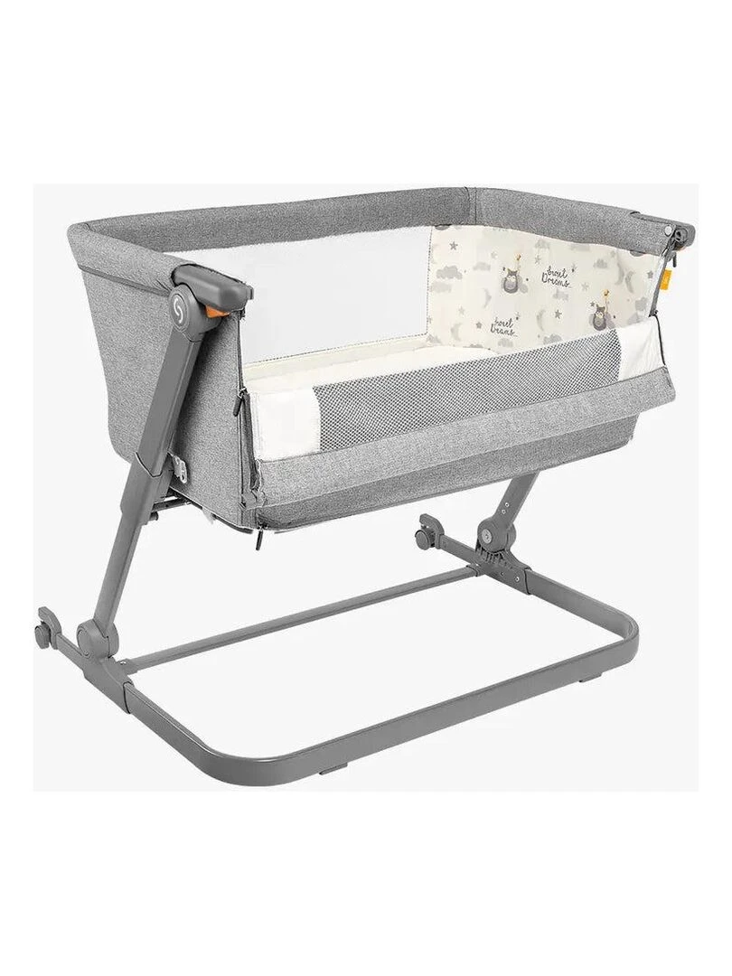Lit d'appoint cododo "Natt" 3 en 1 gris clair Gris clair
