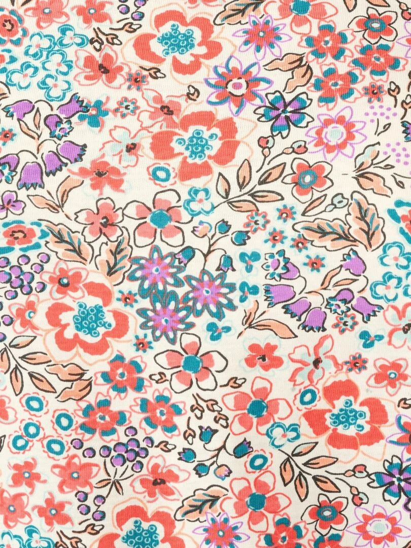 Tee shirt imprimé manches courtes.   Damart   Rouge