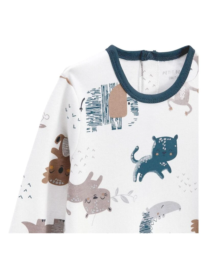 Pyjama bébé Friendly   Ecru