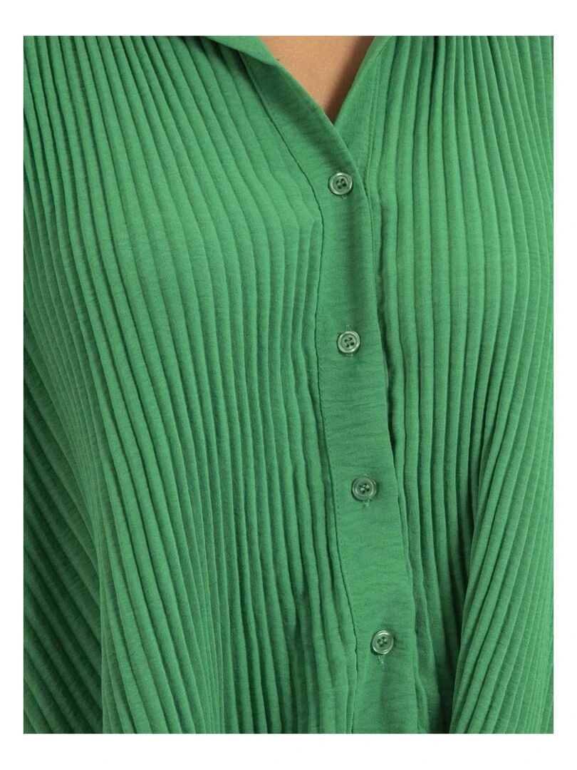 Chemise manches courtes OKAPI   Vert