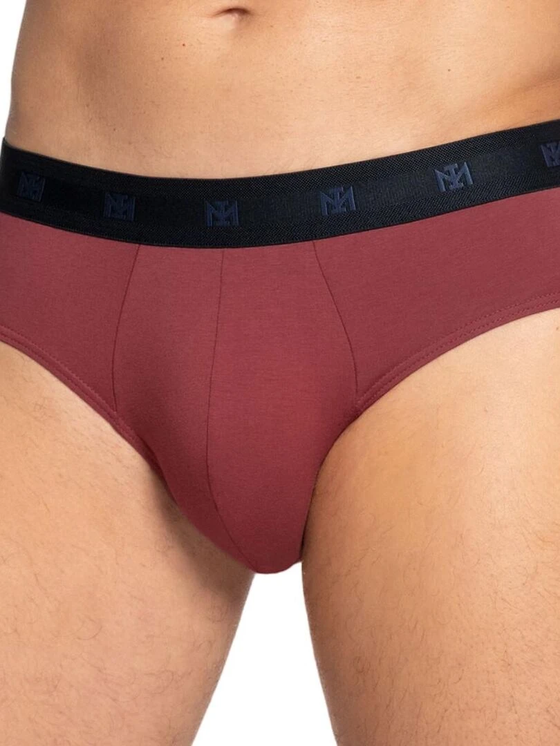 Pack de 2 slips unis en coton Hue Rouge