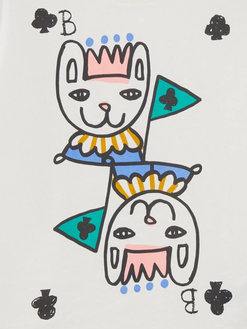 Tee shirt à col rond X Little Bad Wolf   BLEU