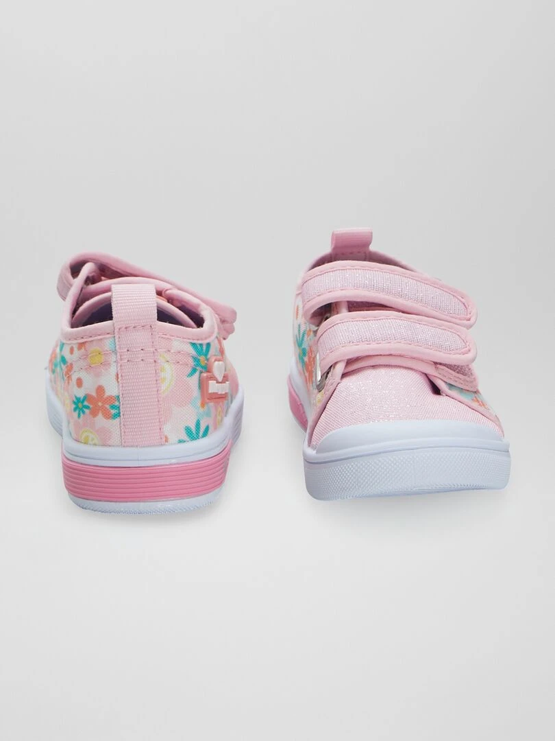 Baskets fleuries lumineuses 'Beppi'   Rose
