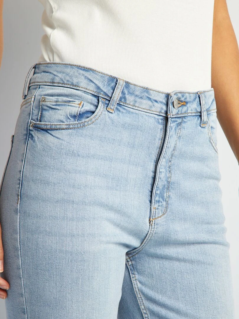 Pantalon slim en denim   L30   Triple stone