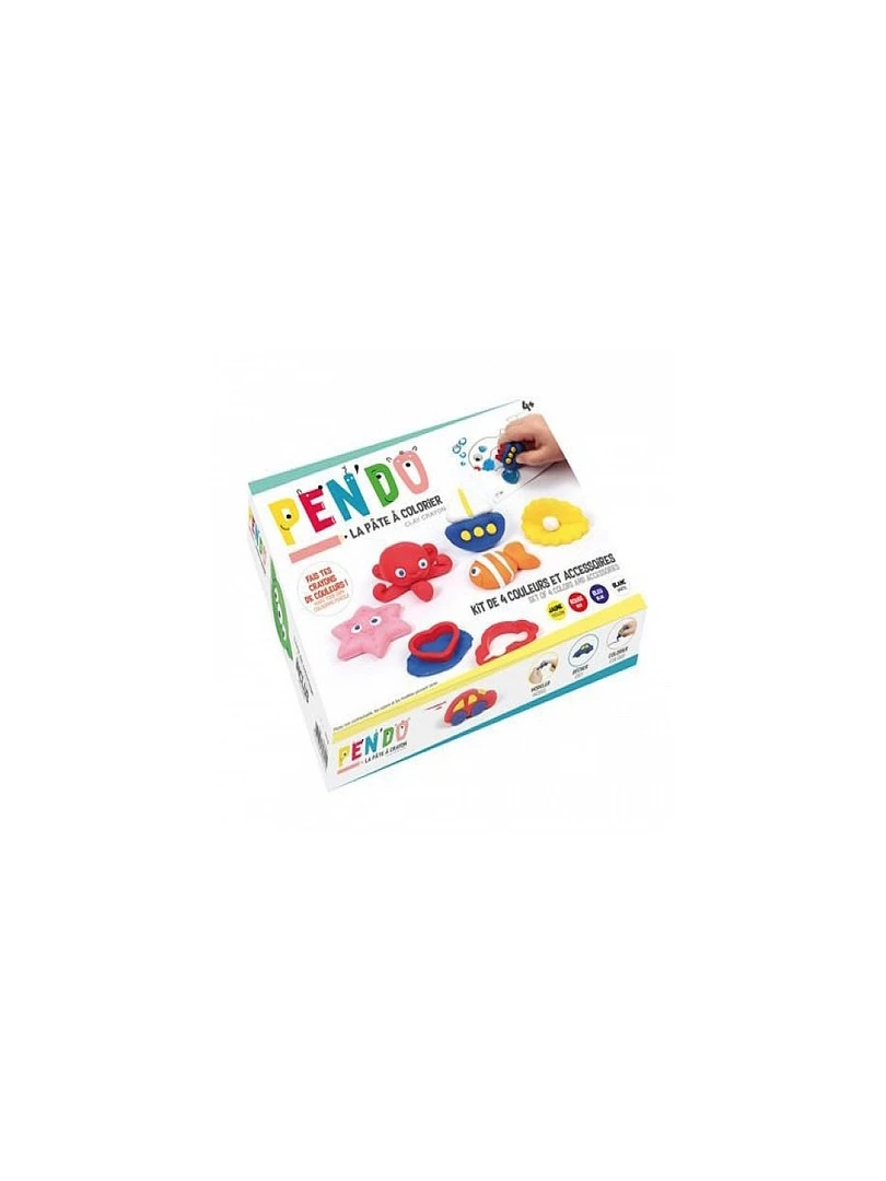 Pen'do Boite De 4 Couleurs Et Accessoires N/A