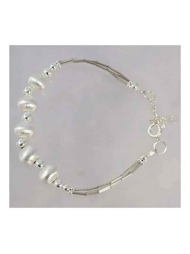 Bracelet en argent avec perles Bijoucolor Argent