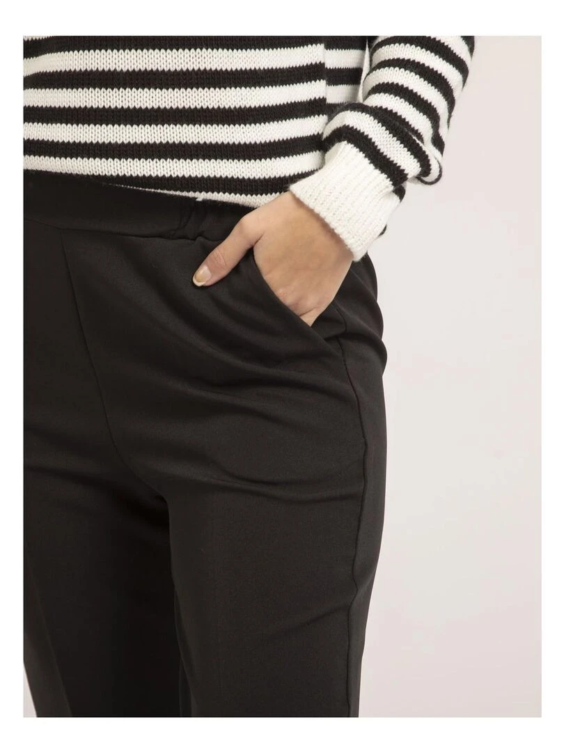 Pantalon droit EMMA   Noir