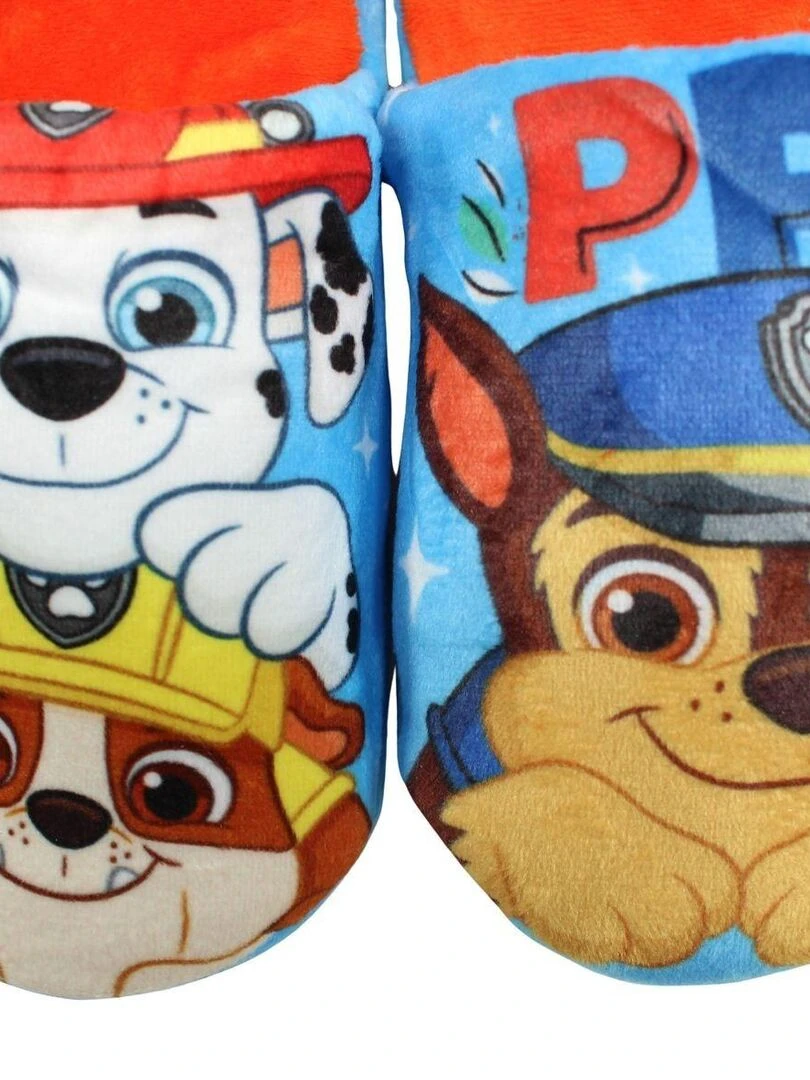 La Pat' Patrouille   Pantoufle garçon imprimé La Pat' Patrouille   Bleu