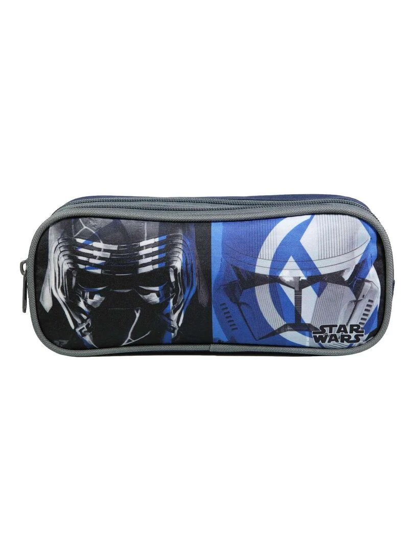BAGTROTTER Trousse scolaire 2 compartiments Disney Star Wars Bleu Multicolore