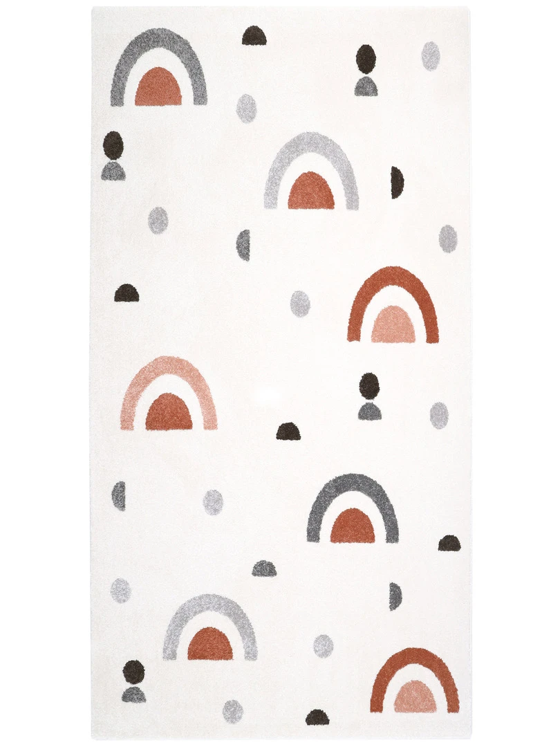 Tapis Rectangulaire Arc en ciel Sweet Mery (120 X 170 Cm) Multicolore