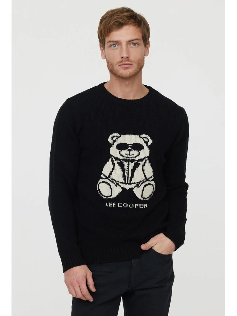 Lee Cooper Pull manches longues polyester regular CNOURS Noir